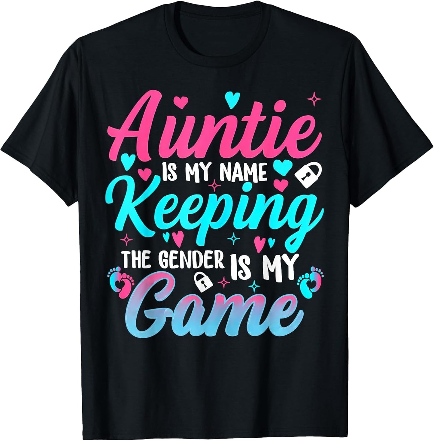 Auntie is My Name Keeping The Gender is My Game Baby Reveal
