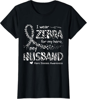 I Wear Zebra for Husband Rare Disease Awareness