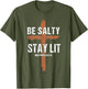 Men Christian-Shirt Be Salty Stay Lit Religious Cross Jesus