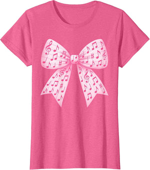 Coquette Music Teacher Toile Pink Bow Choir Music Teacher