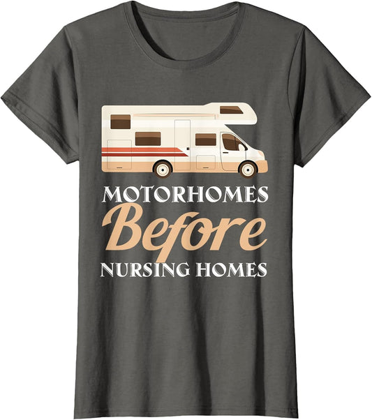 Vintage Motorhomes Before Nursing Homes RV Camping Lover