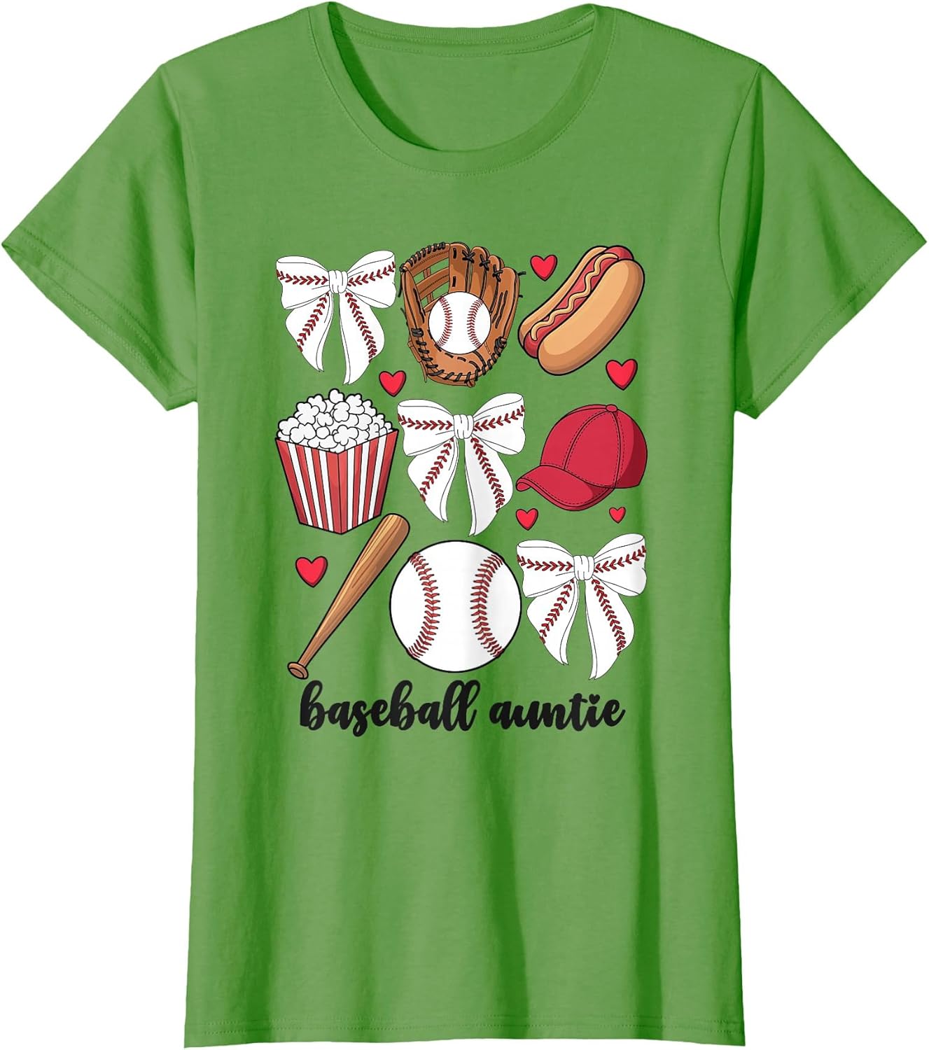 Baseball Auntie Coquette Bow Nephew Baseball Aunt