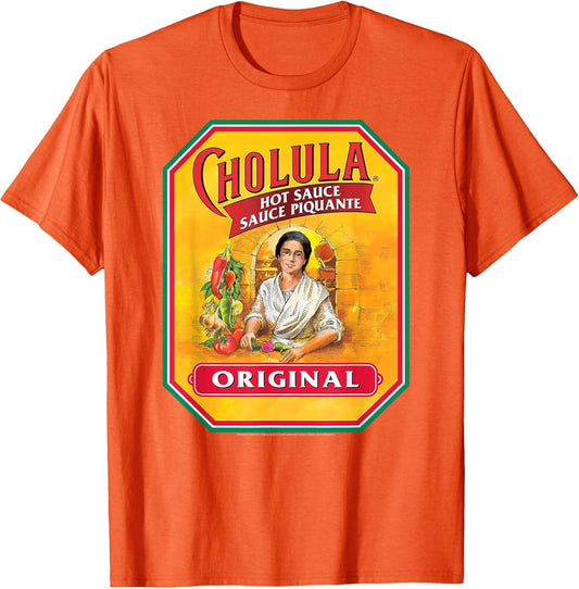 Cholula Hot Sauce Bottle Lable Casual Costume Foodies