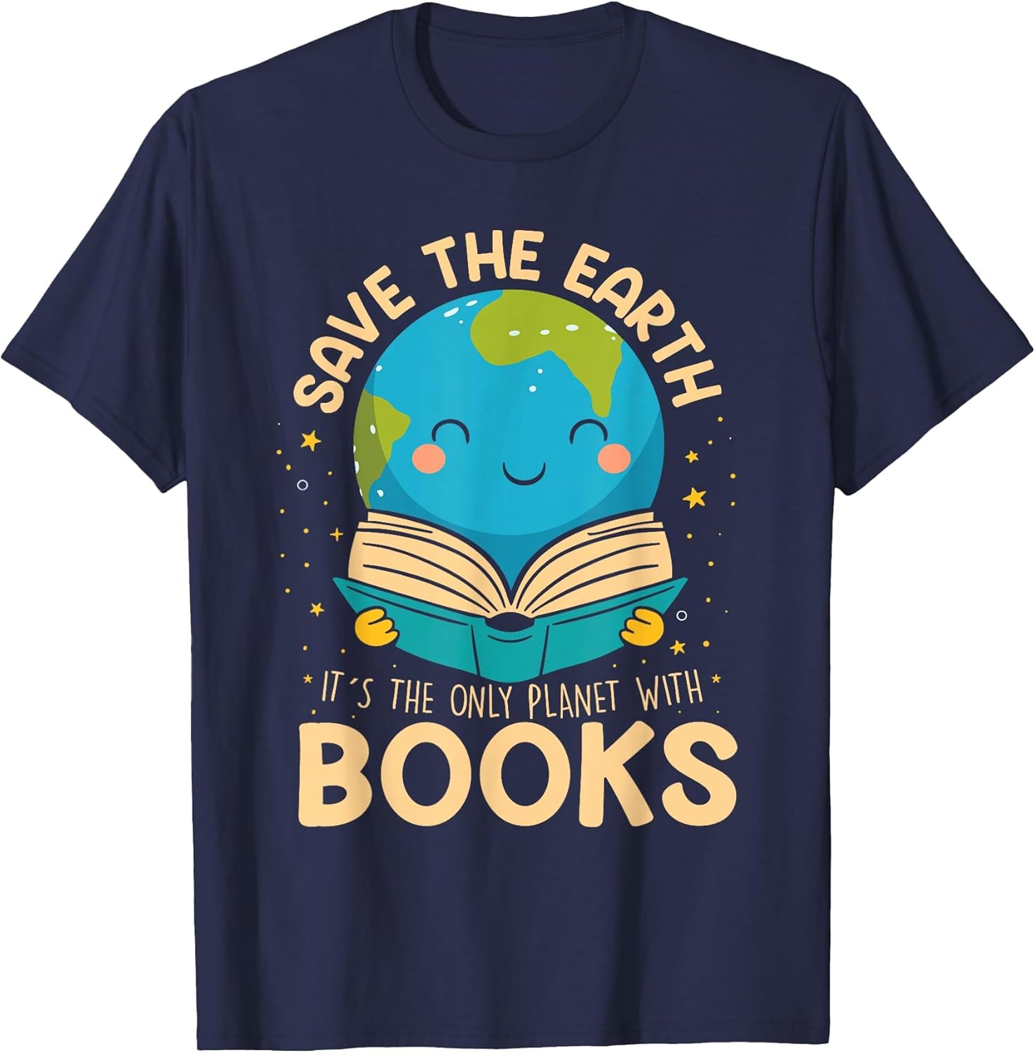 Save Earth It´s Only Planet with Books Reader Earth Day