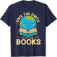 Save Earth It´s Only Planet with Books Reader Earth Day