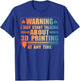 Funny 3D Printer Art Women 3D Printing Worker Lover