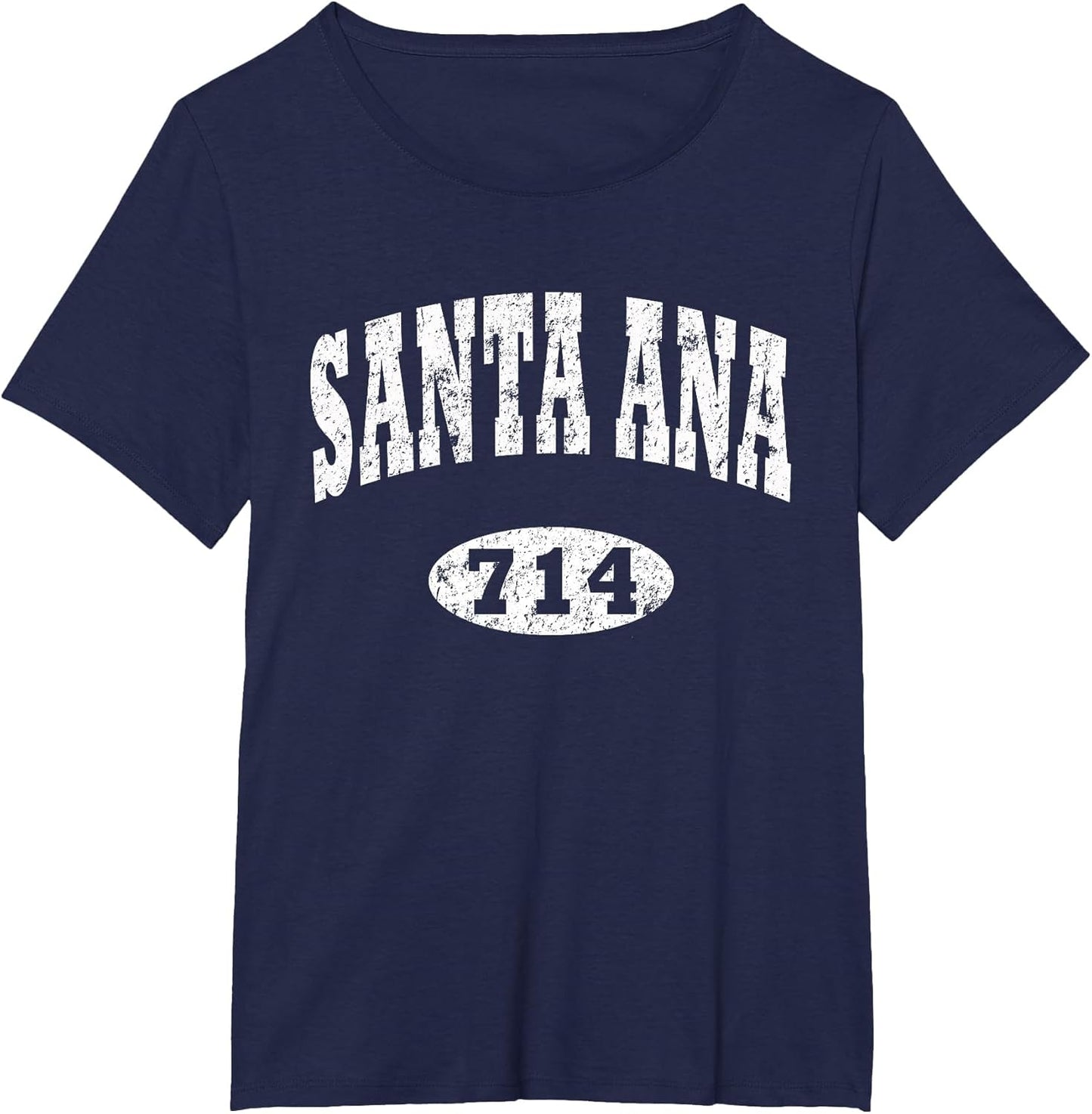 Santa Ana Shirt. Vintage California Area Code 714
