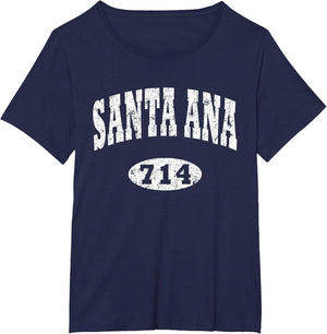 Santa Ana Shirt. Vintage California Area Code 714