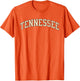 Vintage Tennessee Varsity Orange Distressed Print
