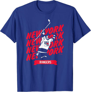 New York Rangers Graffiti Royal Officially Licensed