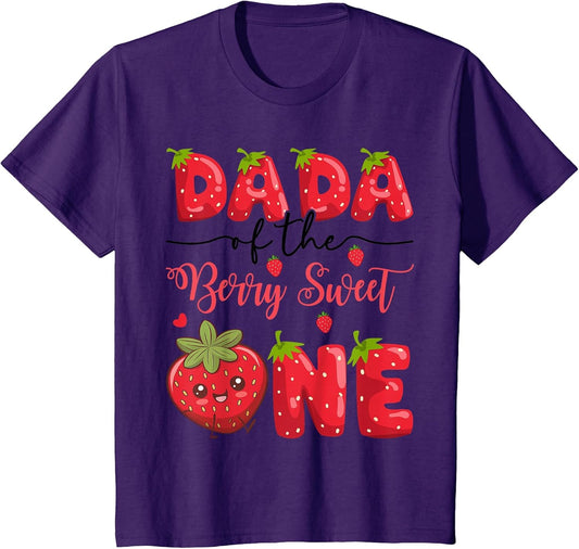 Dada of The Berry Sweet One Strawberry First Birthday