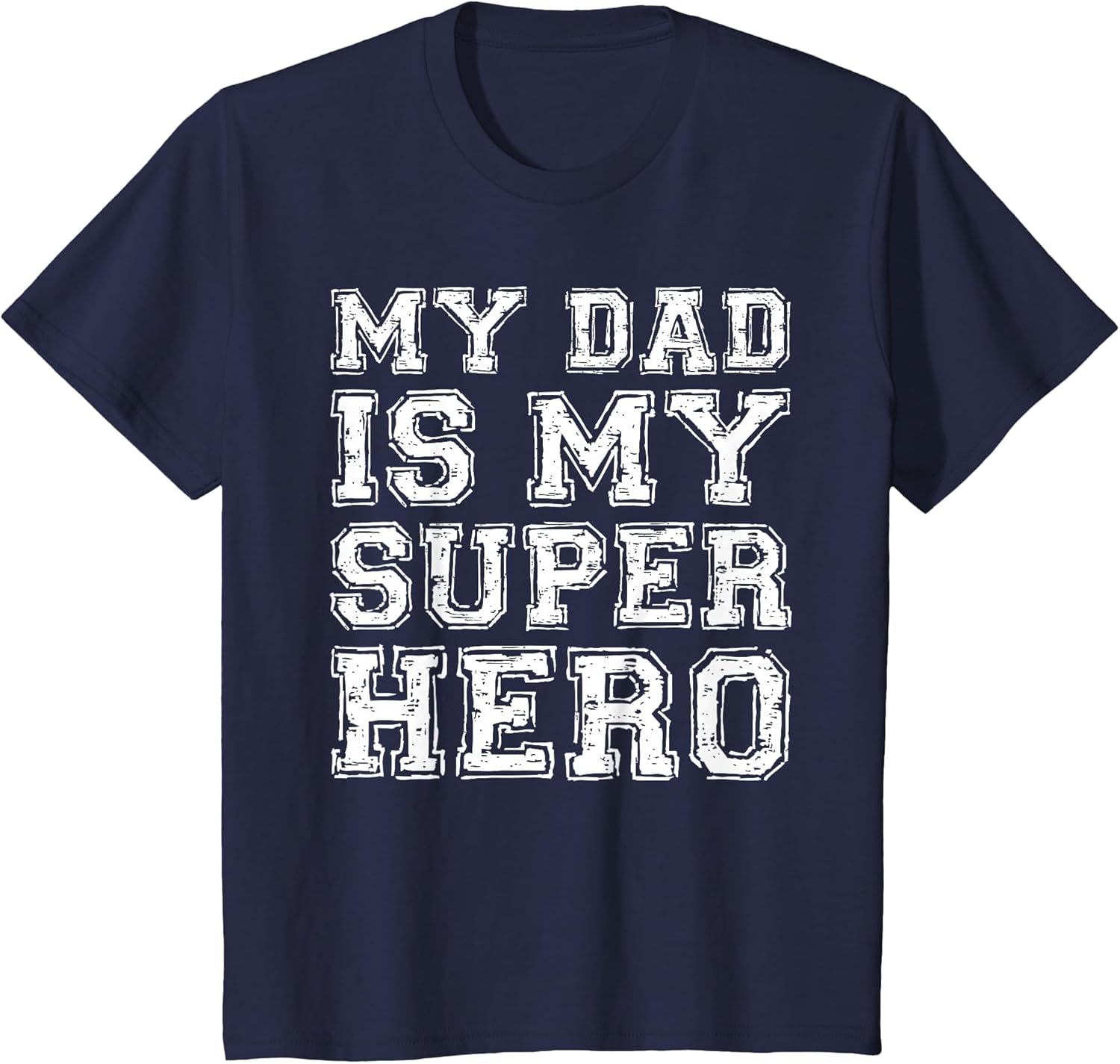 My Dad is My Superhero Shirt Kids Boy Girl Fathers Day