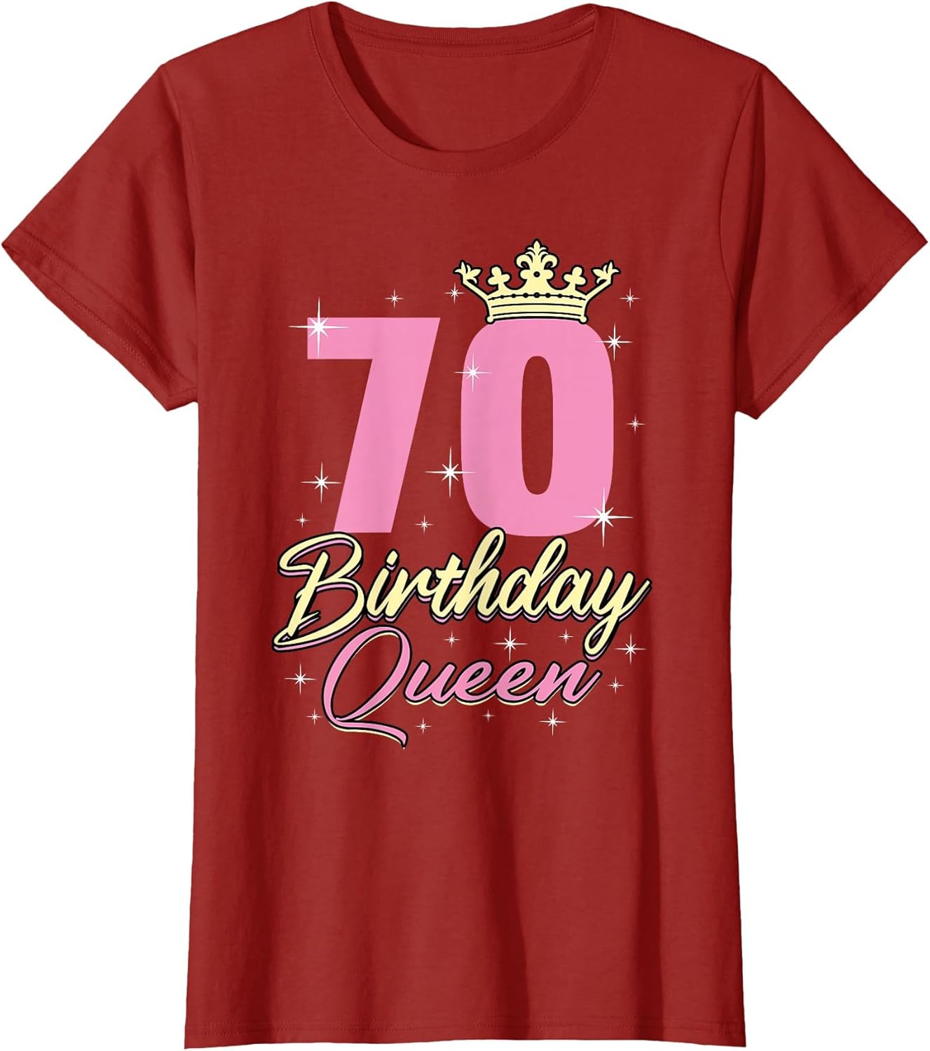 Women's Birthday Queen 70th Birthday Queen