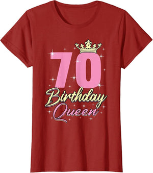 Women's Birthday Queen 70th Birthday Queen