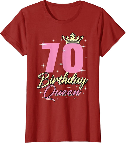 Women's Birthday Queen 70th Birthday Queen