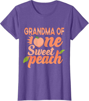 Grandma First Birthday One Sweet Peach Bday Family Matching