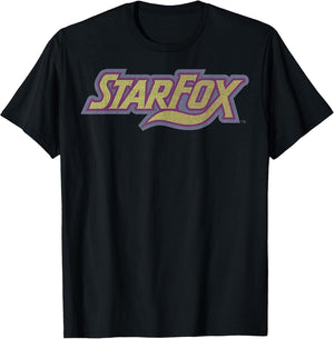 Star Fox Vintage Distressed Game Logo Graphic