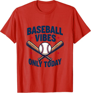 Baseball Vibes Only Today Graphic Design