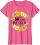 Floral Happy 80th Birthday 80 Years Blessed