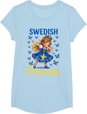 Swedish Princess Dabbing Girl National Dress Culture Girls