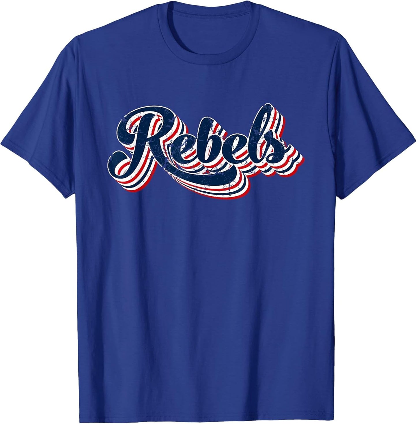 Rebels Patriotic USA America Proud 4th of July Retro Graphic