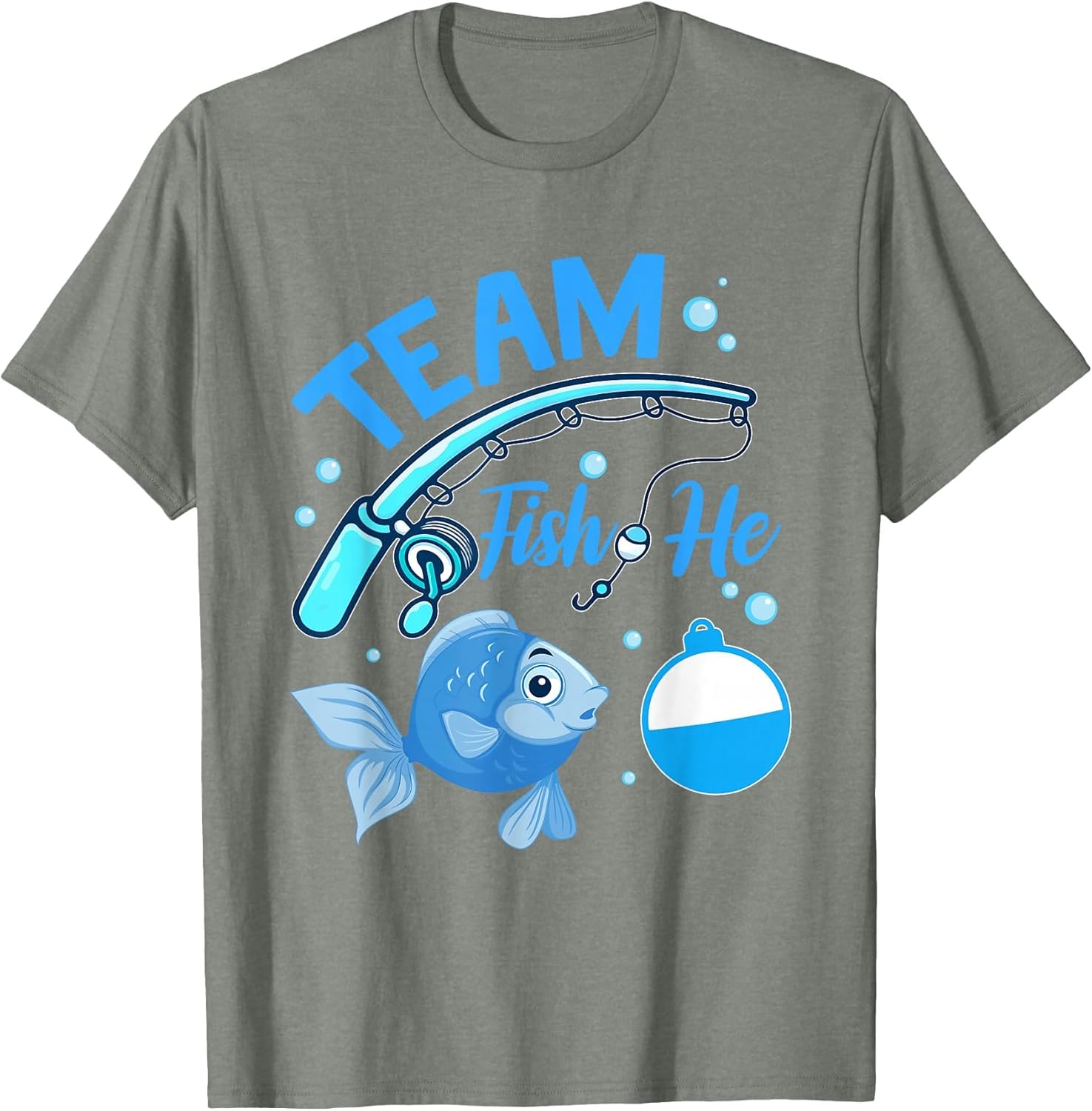 Team Fish He Fishing Gender Reveal Party Announcemen