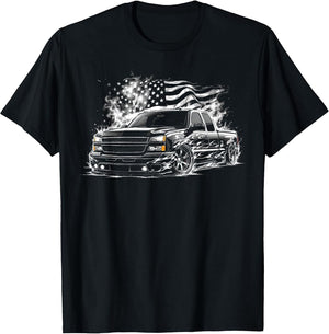 Cateye Silverado Truck 2003-2006 Crew Cab Patriotic Flames