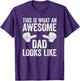 This is What an Awesome Dad Looks Like Shirt Men Fathers Day