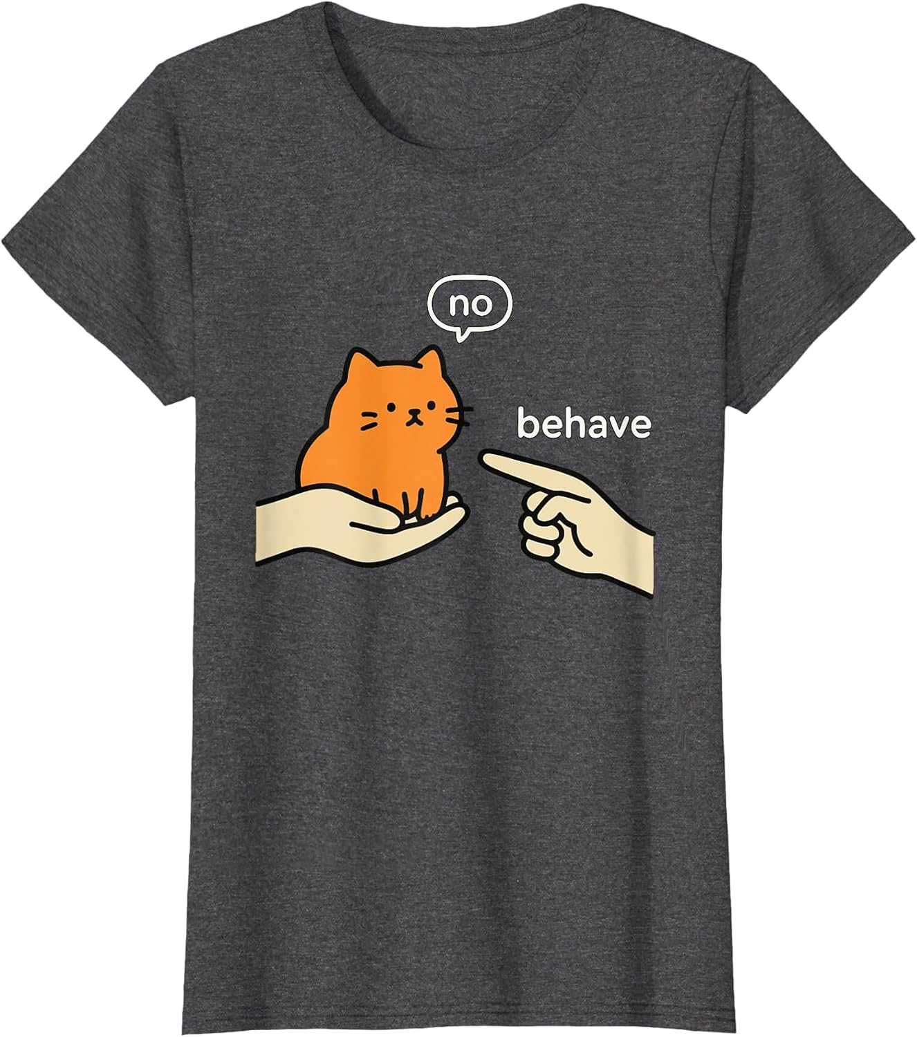 Behave No Funny Dishonest Liar Orange Cat Meme Cartoon