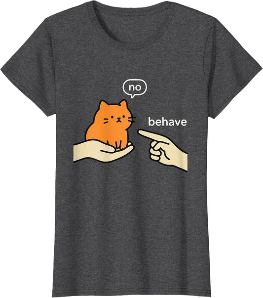 Behave No Funny Dishonest Liar Orange Cat Meme Cartoon