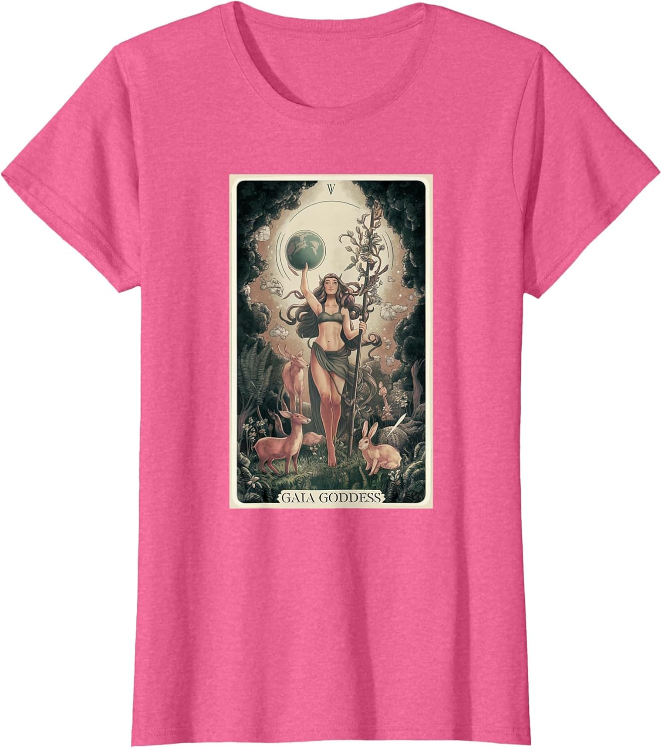 Gaia Greek Goddess Mother Earth Day Nature Lover Tarot Card