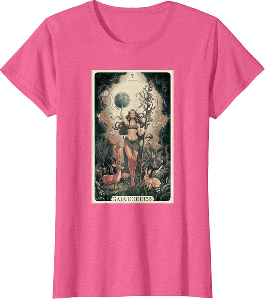 Gaia Greek Goddess Mother Earth Day Nature Lover Tarot Card