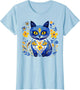 Ukraine Cat Floral Vintage Ukrainian Flag Vyshyvanka Style