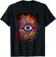 Psychedelic Third Eye Flower | Retro Colorful Floral Hippie