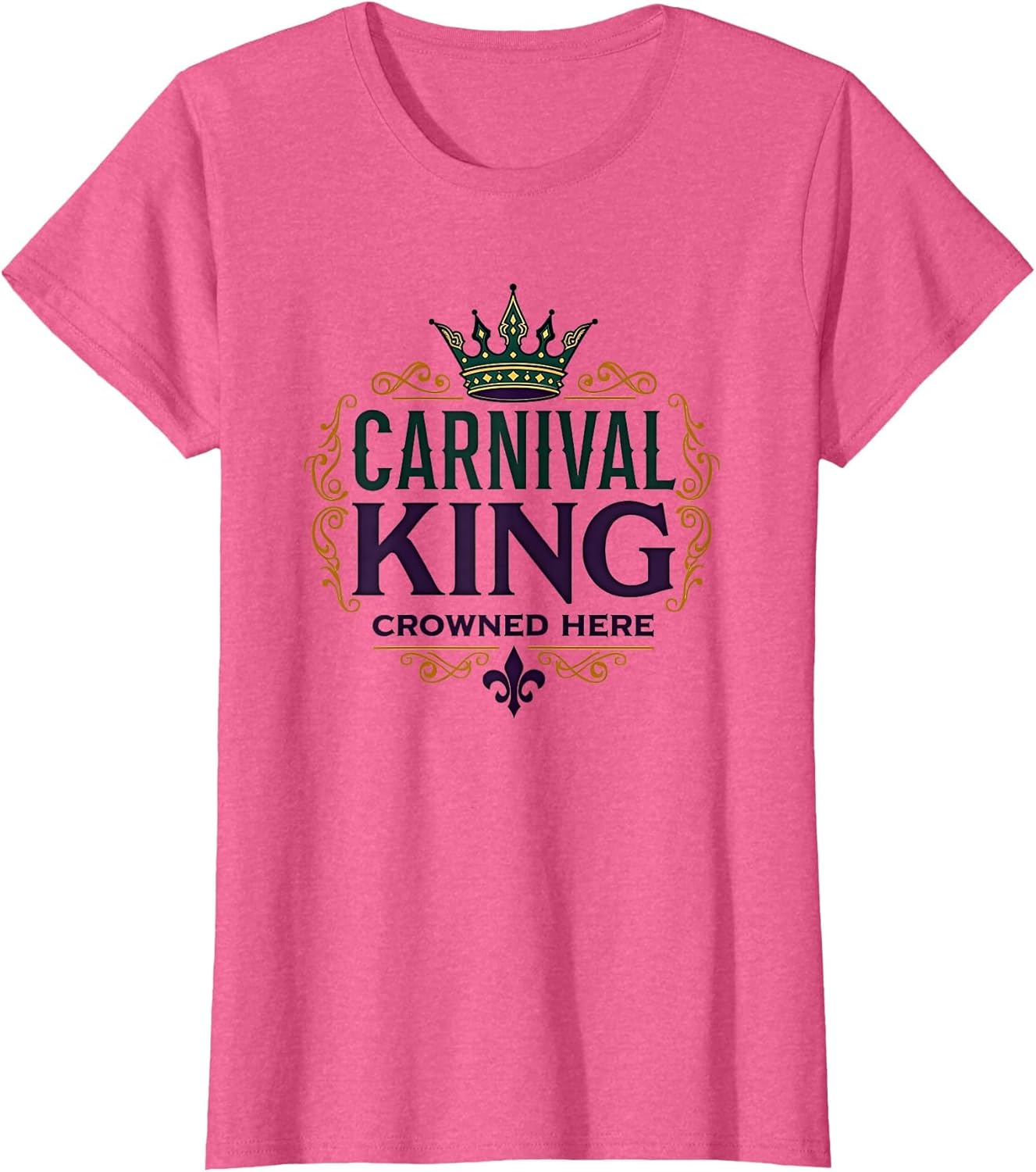 Carnival King Crowned Here Mardi Gras Design