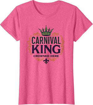 Carnival King Crowned Here Mardi Gras Design