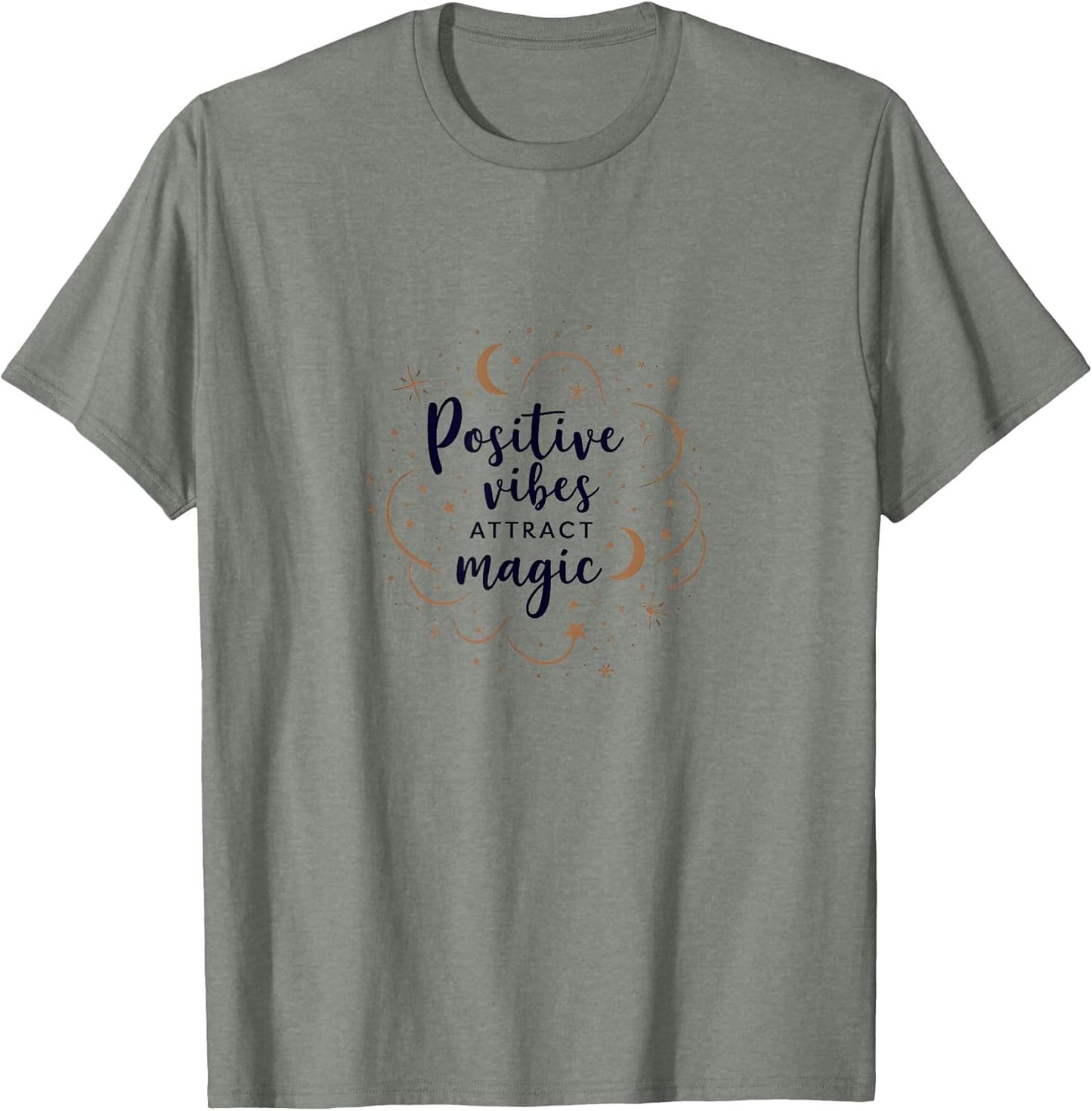 Positive Vibes Attract Magic Inspirational Design