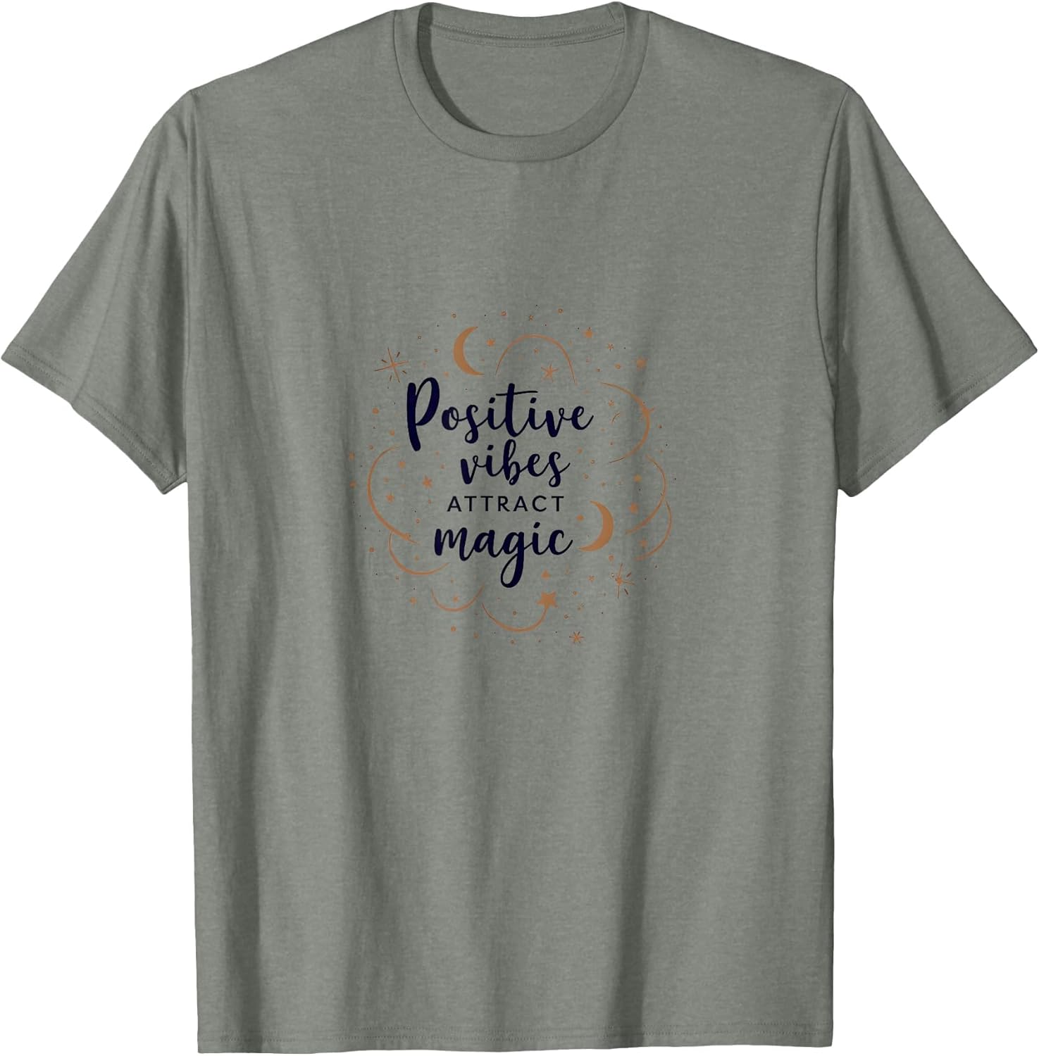 Positive Vibes Attract Magic Inspirational Design