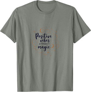 Positive Vibes Attract Magic Inspirational Design
