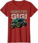 Monster Truck Gigi Family Matching Monster Truck Lovers