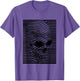 Optical Illusion Skull Stripes Effect & T Shirt Design