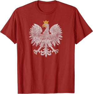 Poland Flag Cool Polska Flaga Vintage Polish Eagle Women Men