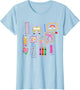 Colorful Doodle Back to School Preppy Student Teacher Women