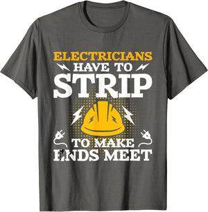 Electricians Have to Strip - Lineman Electrical Work Wiring