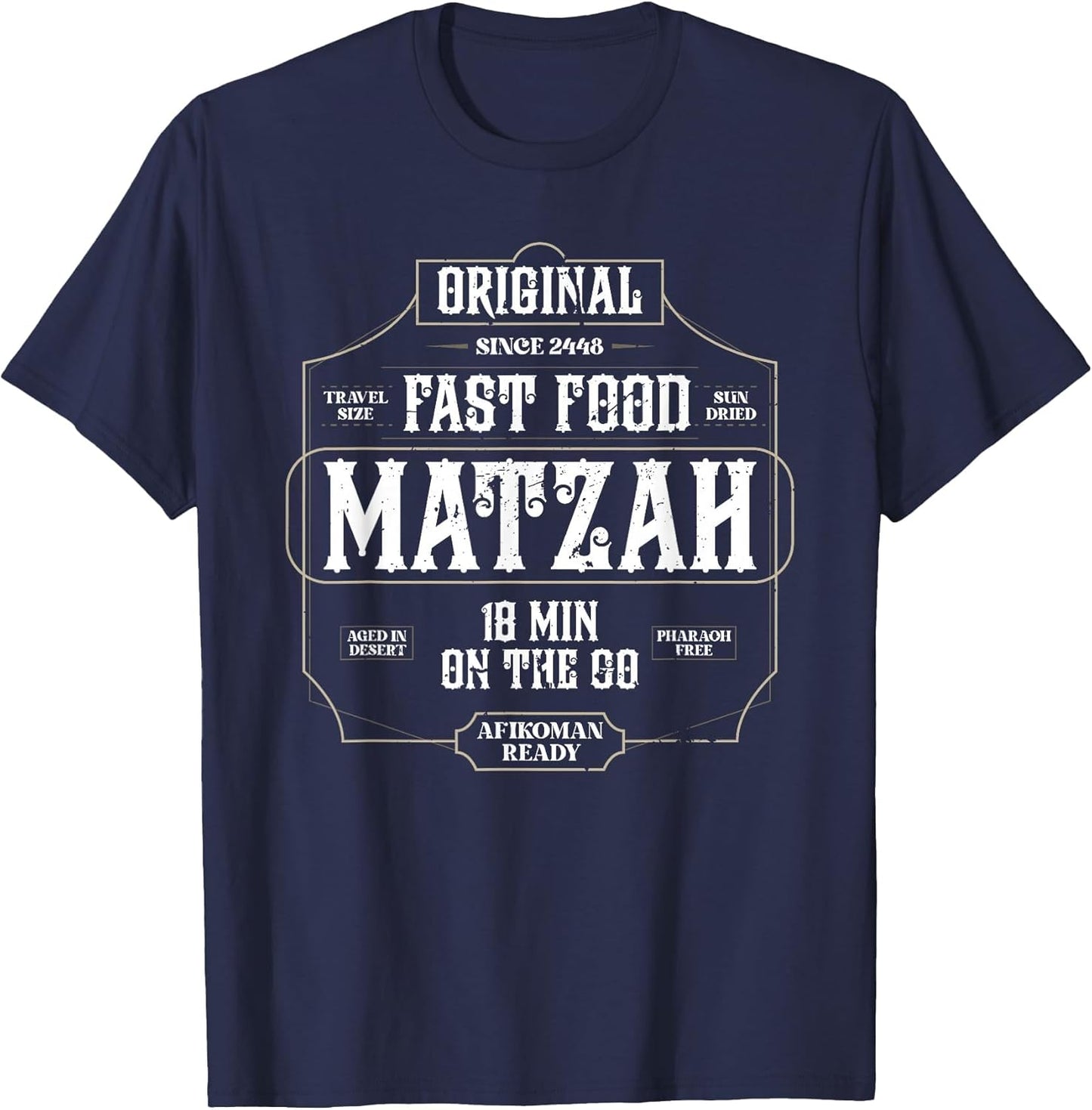 Passover Matzah Original Fast Food Funny Seder