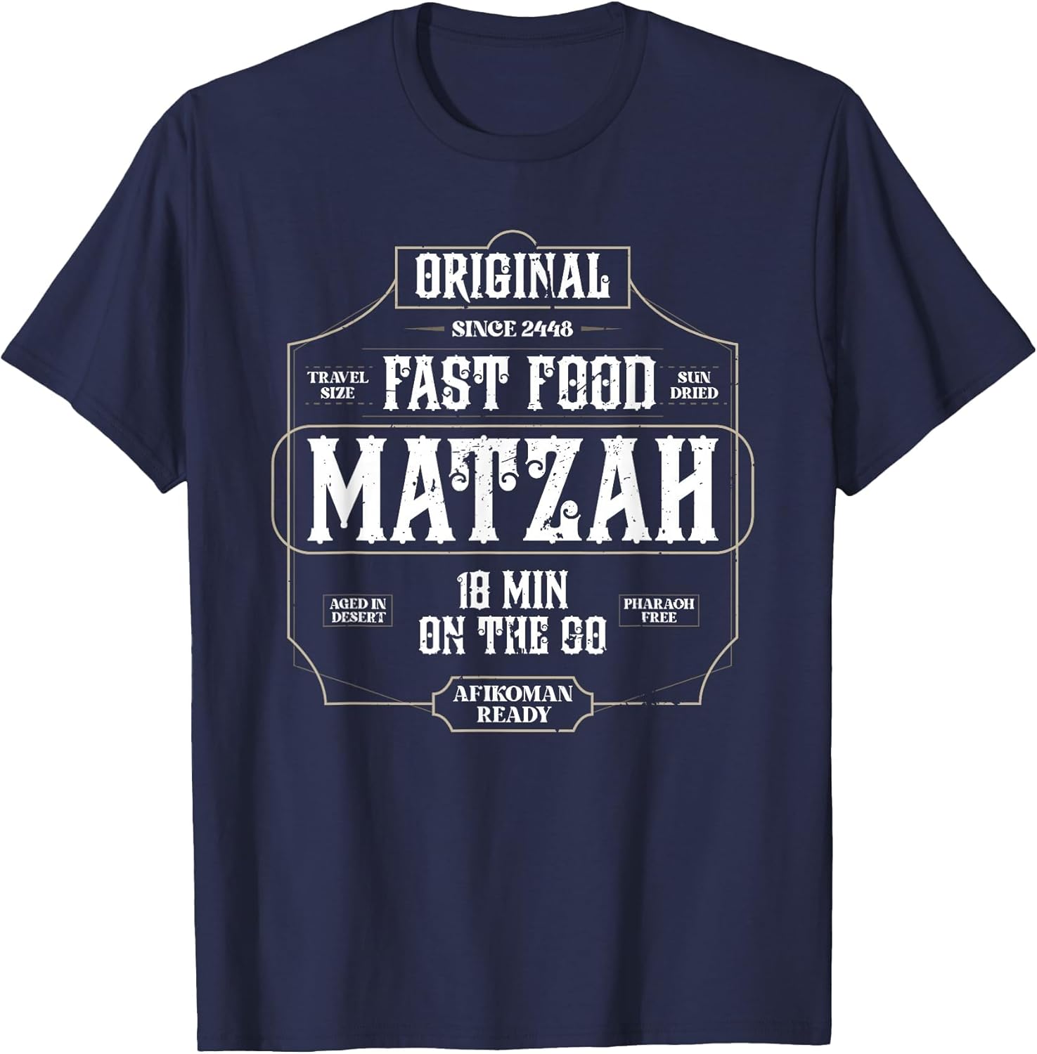 Passover Matzah Original Fast Food Funny Seder