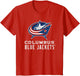 Columbus Blue Jackets Power Play Red Officially Licensed