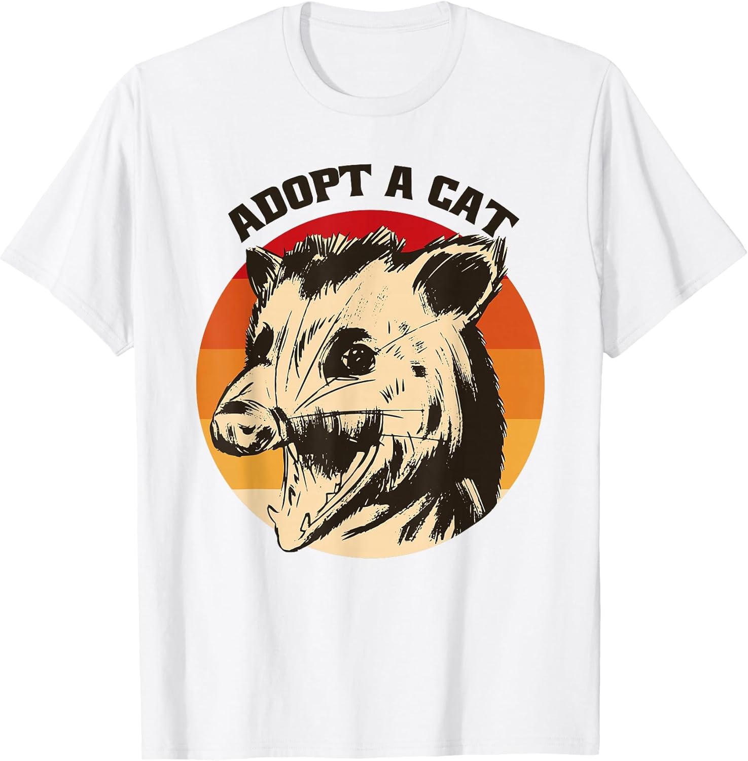 Opossum Adopt A Cat Vintage Funny Possum