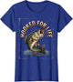 Hooked For Life Fishing Graphic Design