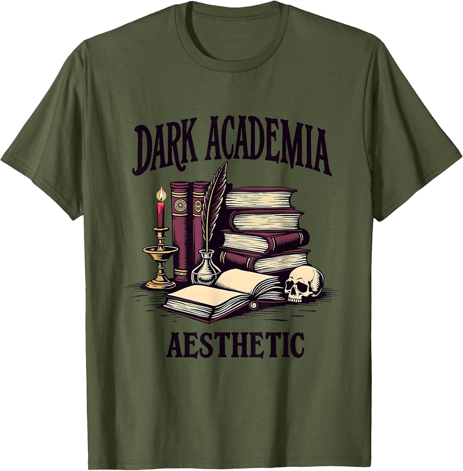Dark Academia Aesthetic Goth Literary Design